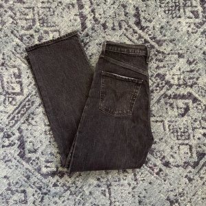 Levi’s Ribcage straight ankle jeans